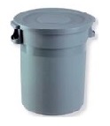 Waste containers in staniless steel and plastic