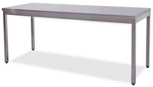 Work tables in AISI 304 stainless steel on legs