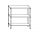 SC8071 shelf aluminized steel 100x40x160 cm