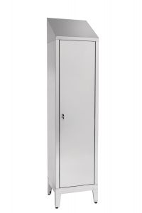 IN-S50.696.05.430 Aisi 430 Stainless Steel Cabinet For Scope And Work Objects Cm. 50X50X215H