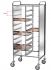 CA1460PII Stainless steel tray-holder trolley for 20 trays Side panels