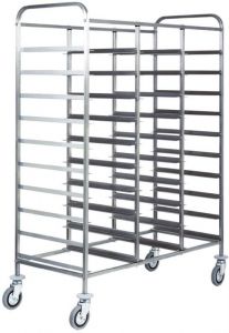 CA1470 Stainless steel tray trolley large capacity 30 trays