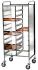 CA1471RPI Stainless steel Reinforced tray-holder trolley 30 trays side panels