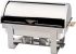 CD9801 Polished stainless steel Rectangular chafing dish with roll top lid