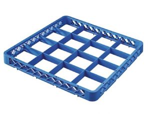 RIA16 Elevation with 16 compartments for dishwasher racks 50x50 h4,5 blue
