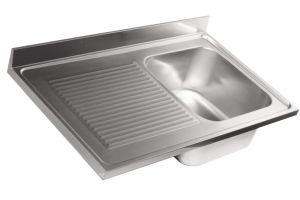 LV6020 Top 304 stainless steel sink dim.1400X600 1V SG SXL