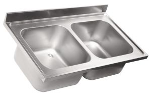 LV7011 Top 304 stainless steel sink dim.1200X700 2V