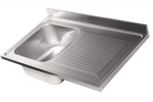 LV7018 Top 304 stainless steel sink dim.1300X700 1V SG DXL