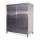 AN6007 neutral stainless steel cabinet with sliding doors