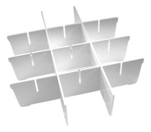 R490889 DIVIDING FOR DRAWER MAGIC 12 COMPARTMENTS - WHITE