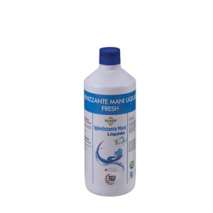 T60801123 Hand sanitizing liquid with hydrochloric base (1 L) Ecofresh