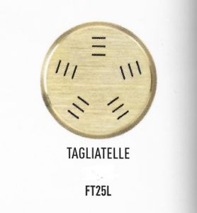 Troquel FT25L TAGLIATELLE para máquina de pasta fresca FAMA mediana y grande