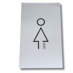 TE000-WR Stainless steel plate WOMEN'S BATHROOM Tech collection