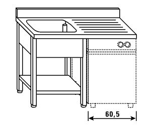 LT1196 jambes laver et lave-vaisselle plateau