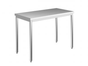 Table EUG2106-17 sur pieds ECO 170x60x85h cm - plateau lisse