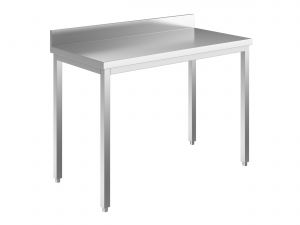 EUG2116-09 table sur pieds ECO 90x60x85h cm - plateau avec dosseret