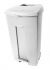 T102034 Mobile plastic pedal bin White 120 liters (Pack of 3 pieces)