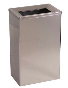 T773006 AISI 430 brushed stainless steel 25 lt Waste bin