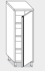 14200.06 Armario vertical g40 cm 60x60x160h puerta batiente - 3 estantes interiores regulables