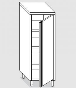 24300.05 Armario vertical agi cm 50x70x160h puerta batiente - 3 estantes interiores regulables