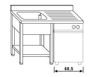 LT1197 Wash legs and shelf dishwasher
