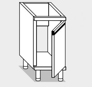 27606.05 Mueble lavabo modular con bisagras agi cm 50x60x81h